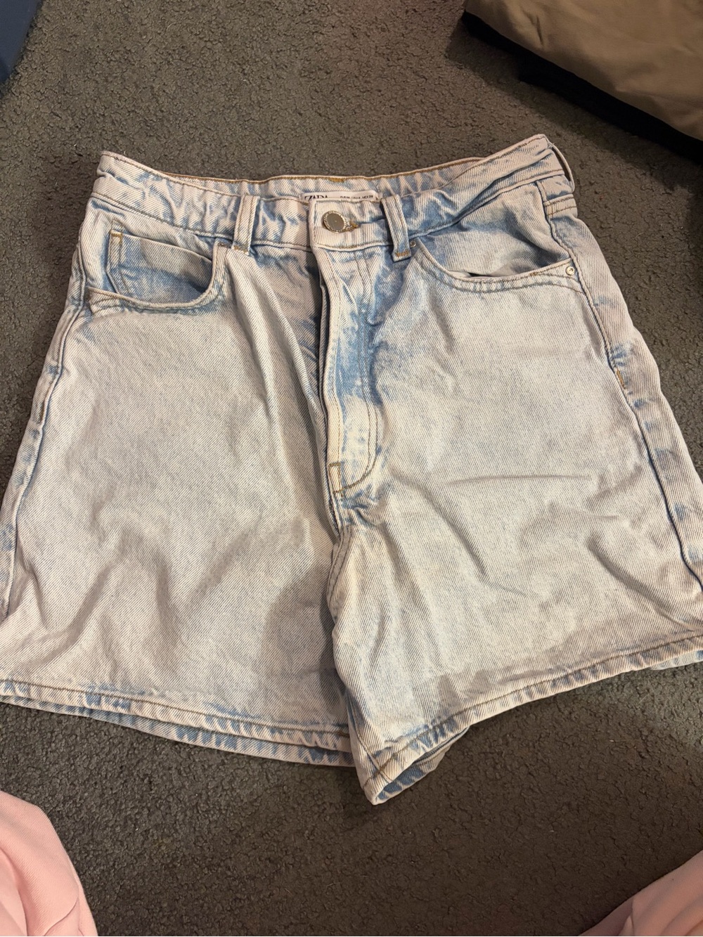 Zara High Waist Mom shorts